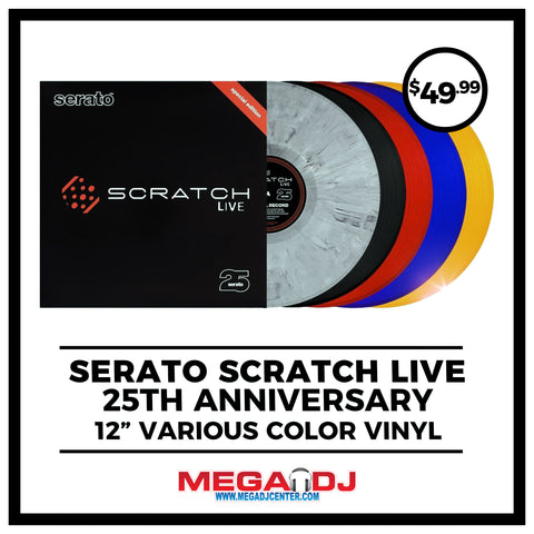 Serato Sticker Lock 12" Clear Vinyl (Pair)