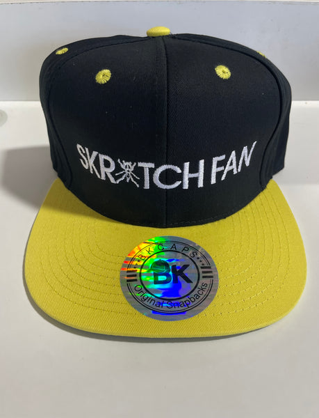 Skratch Fan SnapBack (Black/Yellow)
