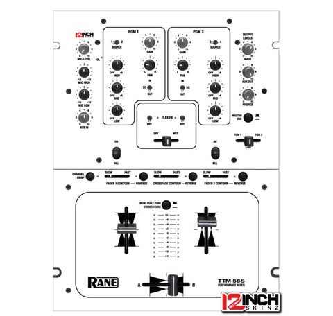 Rane TTM56S Magnetic White Skin