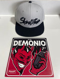 Skratcher - Demonio 7" Vinyl & Grey SnapBack