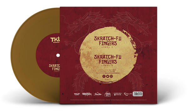DJ T-Kut - Skratch Fu Fingers Practice 7" Gold Vinyl