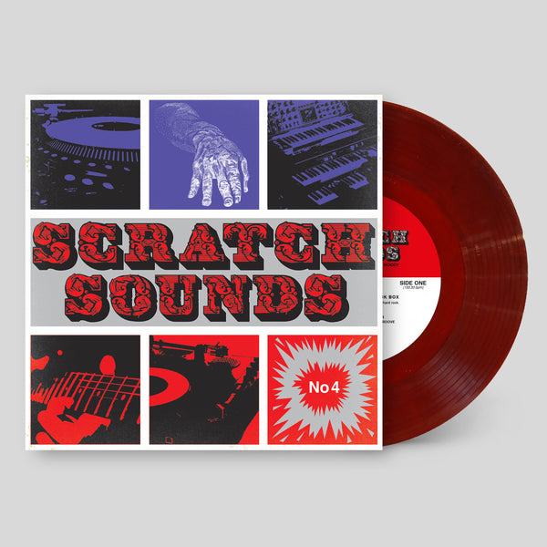 DJ Woody - Scratch Sounds No. 4 - 7" Dracula Red Vinyl