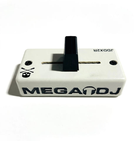 Jesse Dean x Mega DJ - JDDX2R Portable Skratch Fader - White Color