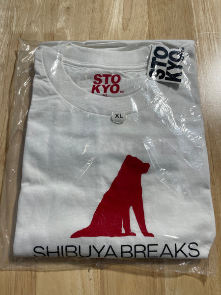 Stokyo Shibuya Breaks White Shirt (Size XL)