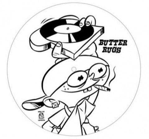 Thud Rumble Butter Rug 12" Black Frosted Butter Rug Boy Slip Mats
