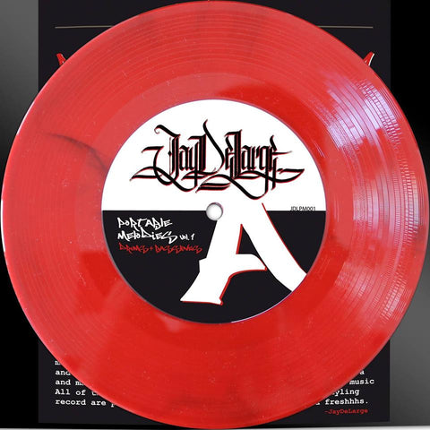 Jay DeLarge - Portable Melodies Vol.1 7" Red Vinyl
