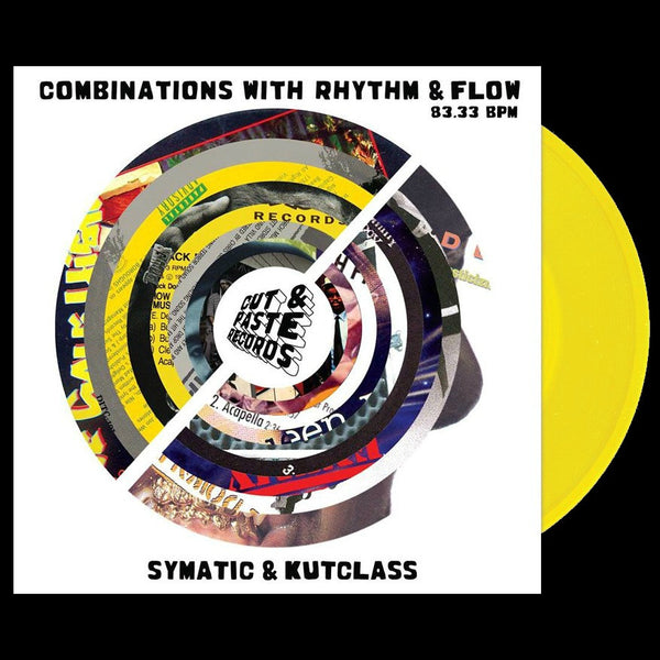 Cut & Paste Records - Combinations with Rhythm and Flow 7" Yellow Vinyl (CNP003)