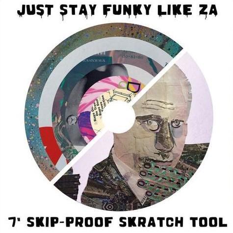 Cut & Paste Records - Just Stay Funky Like Za 7" Fluorescent Orange Vinyl (CNP006)