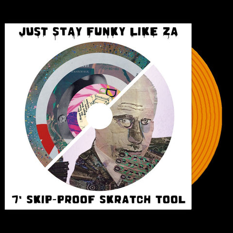 Cut & Paste Records - Just Stay Funky Like Za 7" Fluorescent Orange Vinyl (CNP006)