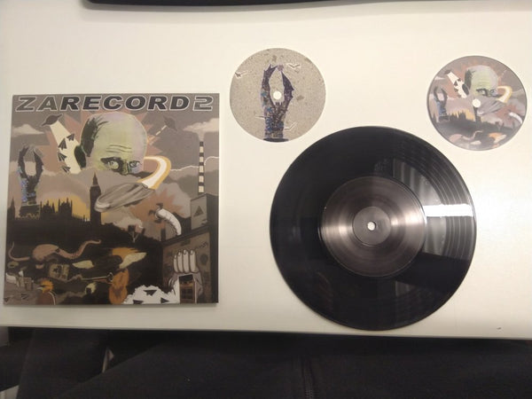 Cut & Paste Records - Zarecord 2 - 7" Black Vinyl (CNP016)