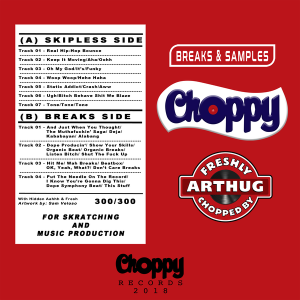 DJ Arthug -  Choppy Breaks & Samples 7" Vinyl