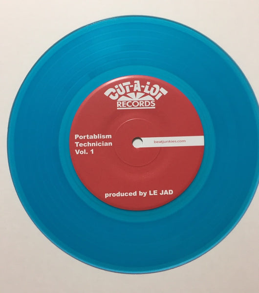 Le Jad - Portablism Technician 7″ Blue Vinyl
