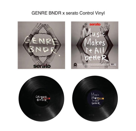 GENRE BNDR Serato Control Vinyl 12" Black