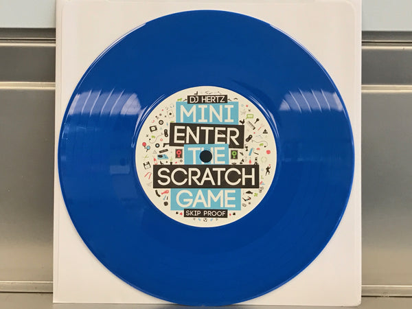 DJ Hertz - Mini Enter The Scratch Game Vol.2 7" Blue Vinyl - Sleeve Only
