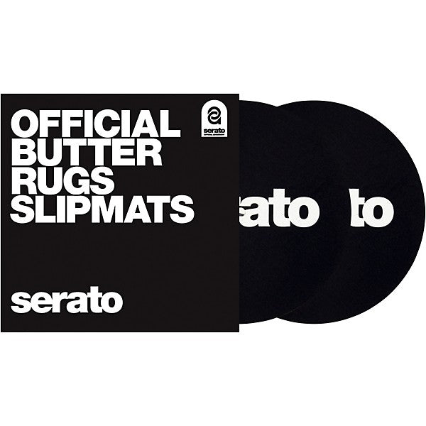 Serato - Butter Rug - 7" Black Slipmat (Pair)