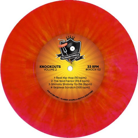 Sausage Fingaz - Knockouts Vol 2 - 7" Red Vinyl