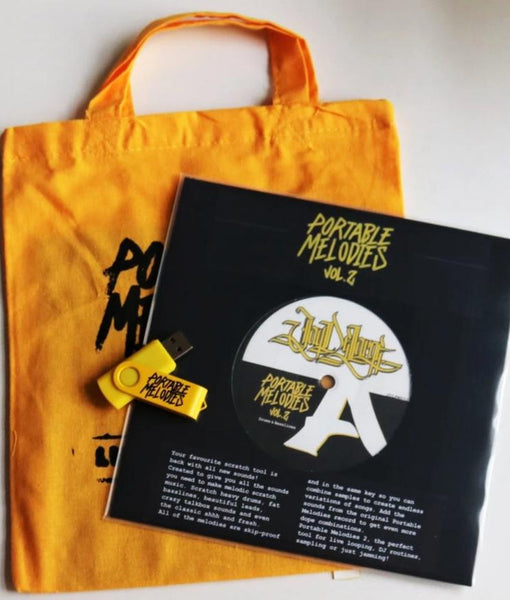 Jay DeLarge - Portable Melodies Vol. 2 7" Yellow Vinyl - Limited Edition Package