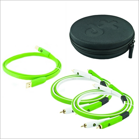 Oyaide d+ NEO DJ Cable Set (1x USB 1.0m /  2x RCA Class B 1.0m)