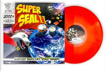 Thud Rumble Super Seal II - Scratchy Beats Off Space Suckas - 12" Blood Orange Vinyl