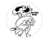 Thud Rumble Butter Rug 12" Black Frosted Butter Rug Boy Slip Mats