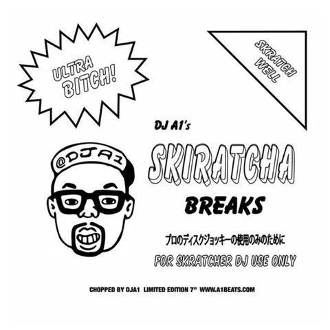 DJ A1 - Skiratcha Breaks - 7" Vinyl - Red
