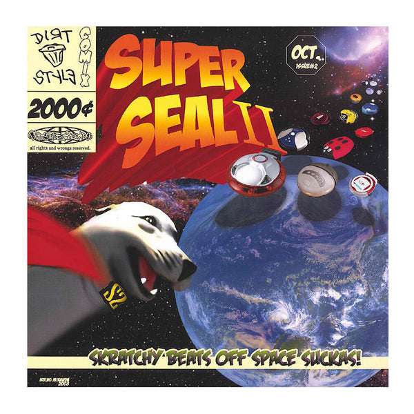 Thud Rumble Super Seal II - Scratchy Beats Off Space Suckas - 12" White Vinyl