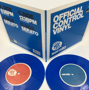Practice Yo! Cuts x Serato 7" Blue Vinyl (Pair) - TTW006B