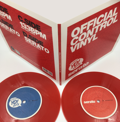 Practice Yo! Cuts x Serato 7" Red Vinyl (Pair) - TTW006R