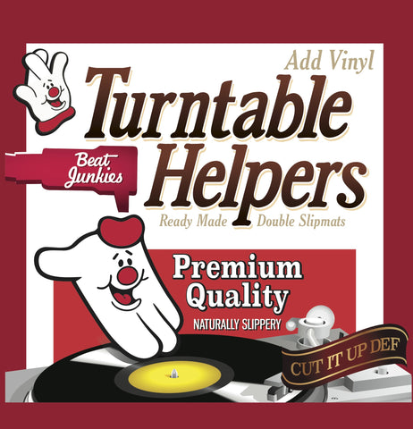 Beat Junkies Turntable Helpers Slipmats (Pair)