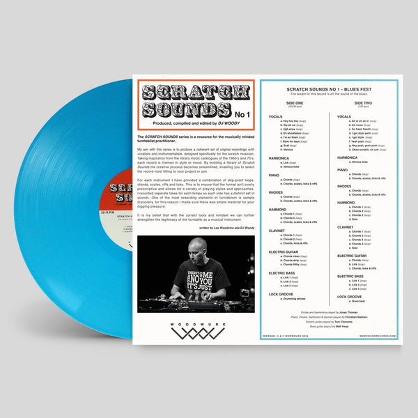 DJ Woody - Scratch Sounds No. 1 - 12" Blue Vinyl