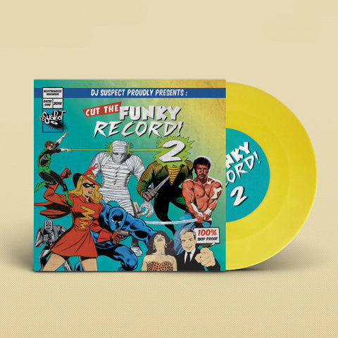 DJ Suspect - Cut The Funky Record 2 - 7" Yellow Vinyl