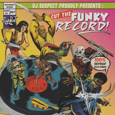 DJ Suspect - Cut The Funky Record - 7" Purple Vinyl