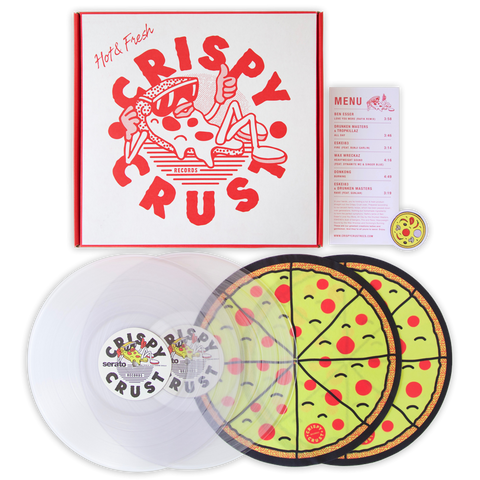 Crispy Crust x Serato 12" Clear Vinyl (Pair)