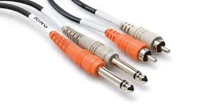 Hosa Cable CPR202 Dual 1/4 Inch To RCA Cable