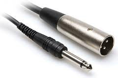 Hosa PXM-105 1/4" TS to XLR3M, 5FT