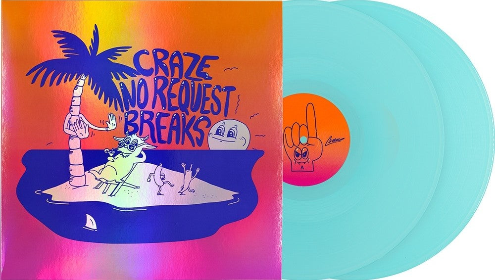 Serato X DJ Craze - No Request Breaks 12” Teal Vinyl (Pair