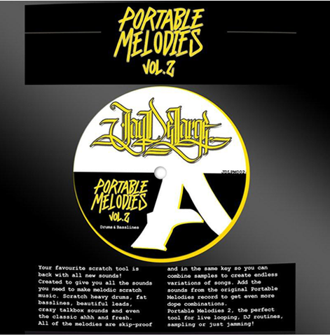 Jay DeLarge - Portable Melodies Vol. 2 7" Yellow Vinyl