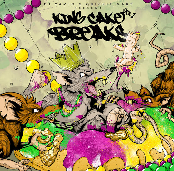 DJ Yamin & Quickie Mart - King Cake Breaks Vol. 1 12" Vinyl