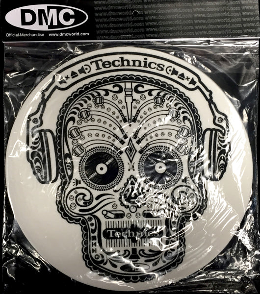 DMC Technics Skull n Phones Slipmats (Pair)