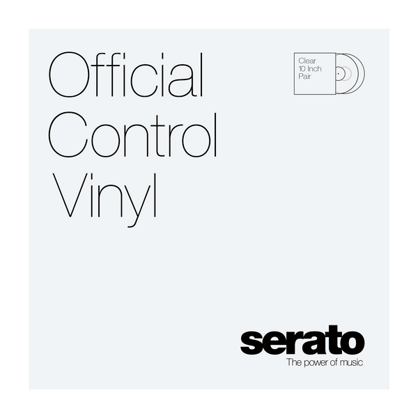 Serato 10" Clear Vinyl (Pair)