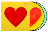 Serato Emoji Series #3 Donut/Heart 12" Vinyl (Pair)