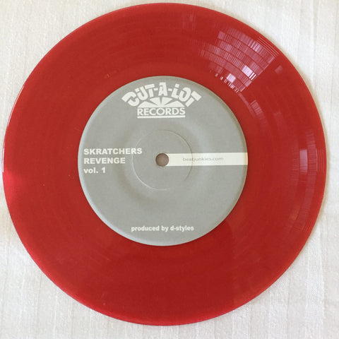 D-Styles x DJ Ruthless - Skratchers Revenge Vol. 1 Skipless 7" Transparent Red Vinyl